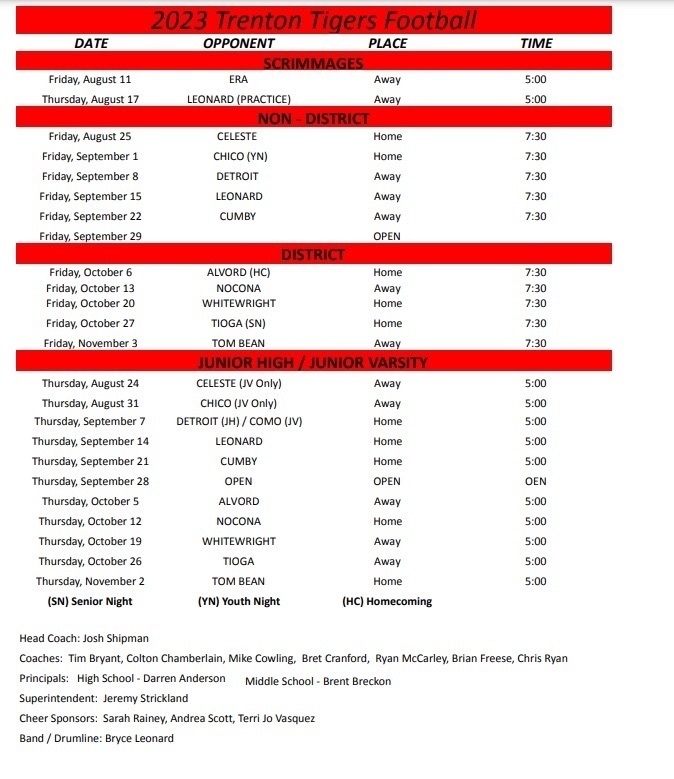 2023-football-schedule-trenton-independent-school-district